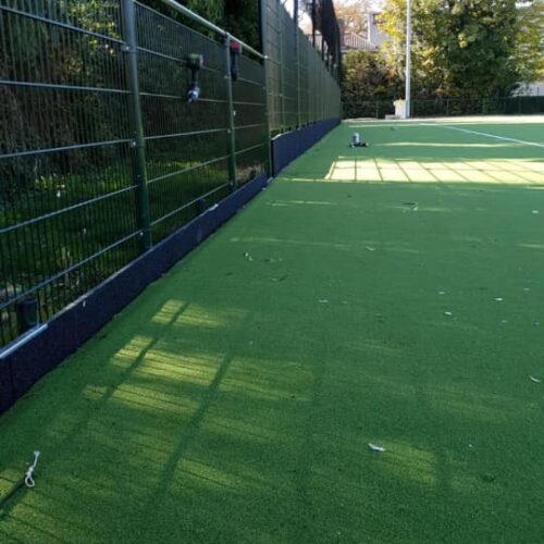 Rubberen slagplanken voor hockeyvelden 26 Slagplanken met rubber granulaat. Geluidsremmend, schok-absorberend en zeer duurzaam.